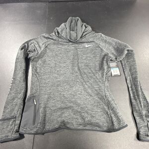 NWT Nike Women’s Medium Therma Dri-fit Running Long Sleeve Turtleneck Top Gray